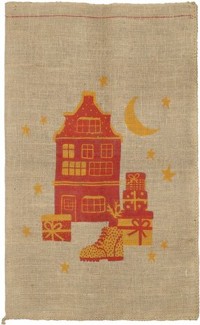Jute zak 100cm x 60cm - Sinterklaas - Pakjesavond - Sinterklaaszak
