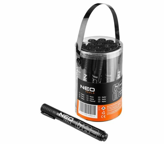 NEO permanent marker zwart  20 stuks