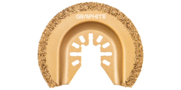 GRAPHITE Multitool CERAMISCH Blad 64 mm Half Rond