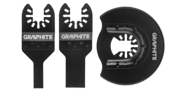 GRAPHITE Multitool METAAL Zaagbladenset