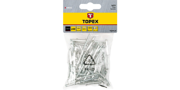 XXX Popnagels 4,8 x 8 mm 50 Stuks Aluminium