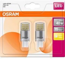 OSRAM 4058075147485 LED-lamp Energielabel A++ (A++ - E) G9 Stift 3.8 W Warmwit (Ø x l) 20.0 mm x 58.0 mm 2 stuk(s)