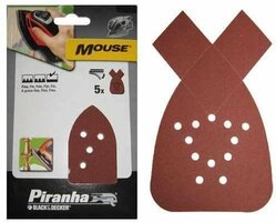Piranha Schuurstroken Mouse, 80K 5 stuks X31004