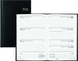 Brepols Agenda 2026 • Saturnus • Lima kunstleder • 13,3 x 20,8 cm • Zwart