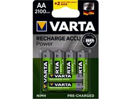 Oplaadbare batterijen AA 4st