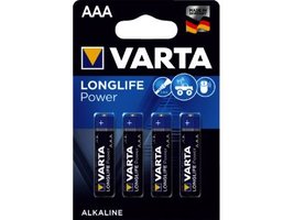 Varta batterijen AAA 4 stuks