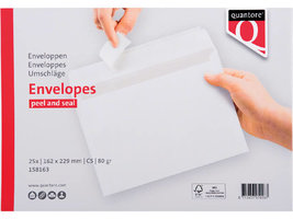 Envelop Quantore A5 C5  162 x 229mm  25 stuks