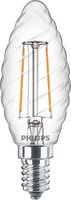 Philips LED-kaarslampen gedraaid Classic filament 25 W 250 lumen