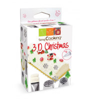 Scrapcooking Spuitmondjes Kerst 3D