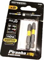 Piranha Hi-TECH schroefbit - Philips 3 PH3 - Lengte 50mm - X62880 - 2 stuks