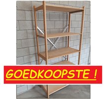 OP=OP Basis Stelling Gelakt Massief Hout 250 x 100 x 50 cm Goedkoopste !