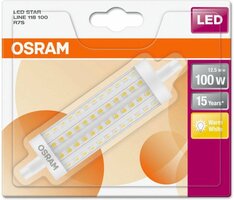 OSRAM 4058075811607 LED-lamp Energielabel A++ (A++ - E) R7s Staaf 12.5 W = 100 W Warmwit (Ø x l) 29 mm x 118 mm 1 stuk(s)