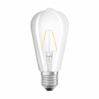 OSRAM 4052899962576 LED-lamp Energielabel A++ (A++ - E) E27 Ballon 2 W = 25 W Warmwit (Ø x l) 64 mm x 143 mm Filament / Retro-LED 1 stuk(s)