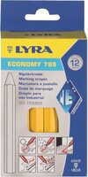Lyra Merkkrijt - Geel - 12 Stuks