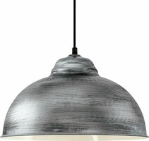 EGLO Vintage Truro 2 - Hanglamp - 1 Lichts - ø370 mm. - Antiek Zilver
