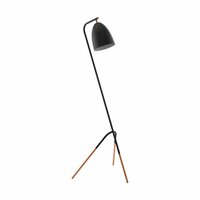 EGLO Westlinton - vloerlamp - E27 - 1-lichts - zwart/koperkleurig