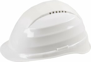 Beschermhelm wit met ventilatieVolgens DIN 4840