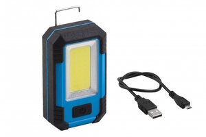 LED Werklamp met Powerbank IP20 500 lm met USB Kabel en Alarmknipperlicht
