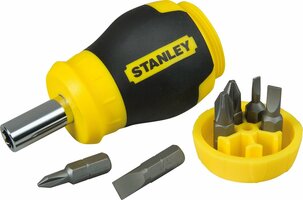 Stanley Multibit Stubby Schroevendraaier 0-66-357