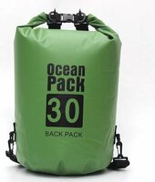 Relaxdays Ocean Pack 30 Liter - waterdichte tas - outdoor droogtas - Dry Bag - plunjezak - groen