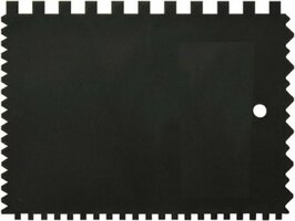 Skandia kunststof lijmkam 180x135mm zwart