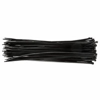 Smart Kabelbinders, Tie-wraps, Tyraps, 3,6 x 140 mm ZWART, 100 stuks