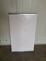 Legbord/Plank WIT 80 x 50 cm Massief Hout (CASA)