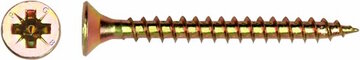 PGB Spaanplaatschroef PZ2 Verzinkt - 4.0 x 30 mm (200 stuks) - Geel