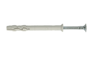 Smart Slagplug Nylon met Boord - Verzinkt - 5 x 50/25 mm - 200 stuks