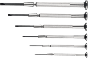 Connex Set Micro-Schroevendraaiers 6-delig platte kop