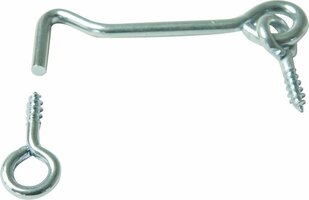 STARX windhaak - 60 mm - Verzinkt - Met sluitoog - 2 STUKS