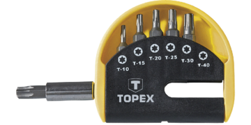 TOPEX Bitset 7 dlg Torx