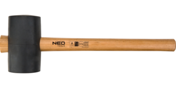 NEO Rubberen hamer 680 gram, USA Hickory