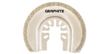 GRAPHITE Multitool CERAMISCH Blad 65 mm Half Rond