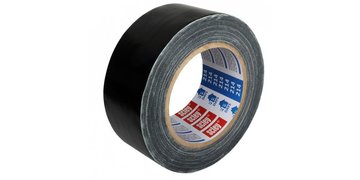 Professionele Constructietape zwart 48 mm x 25 m