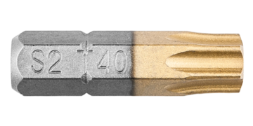 Schroef Bit Torx T 40, 25 mm. (2X) GRAPHITE