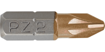 Schroef Bit PZ 2, 25 mm. (2X) GRAPHITE