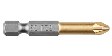 Schroef Bit PZ 2, 50 mm. GRAPHITE