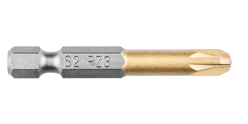 Schroef Bit PZ 3, 50 mm. GRAPHITE