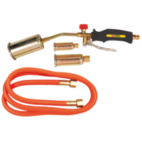 TOPEX Gas Dakbrander/Onkruidbrander set 25 - 35 - 50 mm