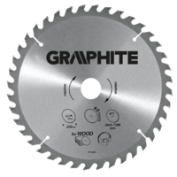 GRAPHITE Cirkelzaagblad 160 mm, 18 tands, Hout